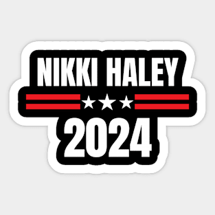 Nikki Haley For President 2024 Republican Vote Election Sticker